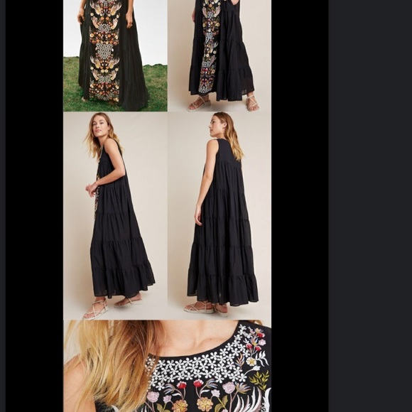 Samant Chauhan x Anthropologie maxi dress - Picture 3 of 8